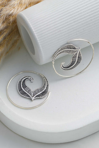 Niara Earrings Silverplated Brass