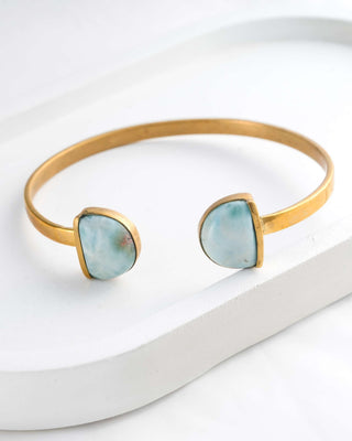 Larimar Bracelet Brass