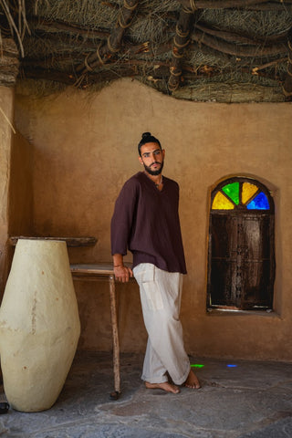 Raw Earth Fisherman Pants Natural