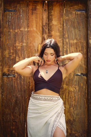 Kaya Bra Top Dark Brown