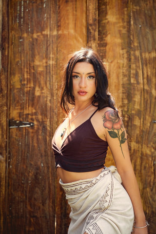 Kaya Bra Top Dark Brown