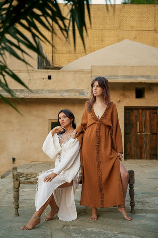 Hikari Kimono Dress Masala