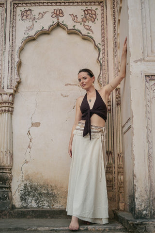 Wild Spirit wrap Skirt Natural