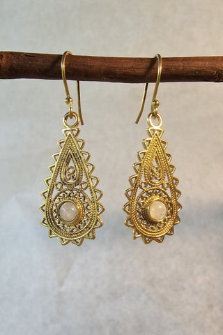 Sky Earrings Brass