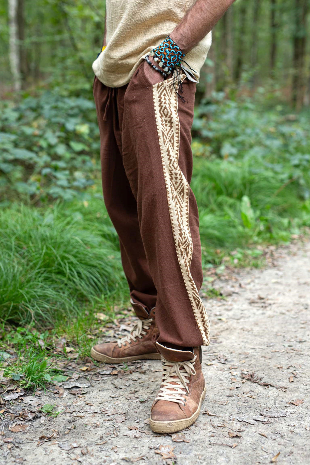 Raja Pants Natural Border – Muni Tribe