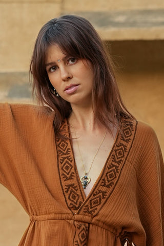 Ma'at Pendant Brass