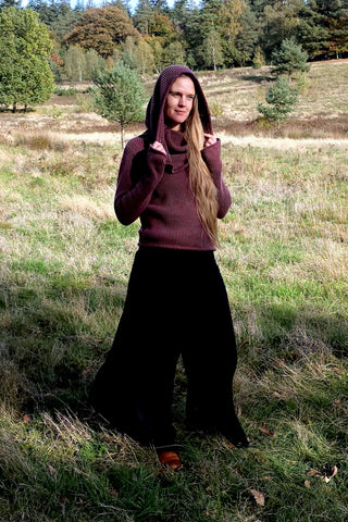 Astral Weave Sweater Dark Brown