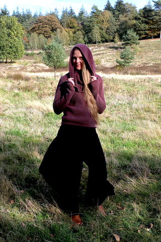 Astral Weave Sweater Dark Brown