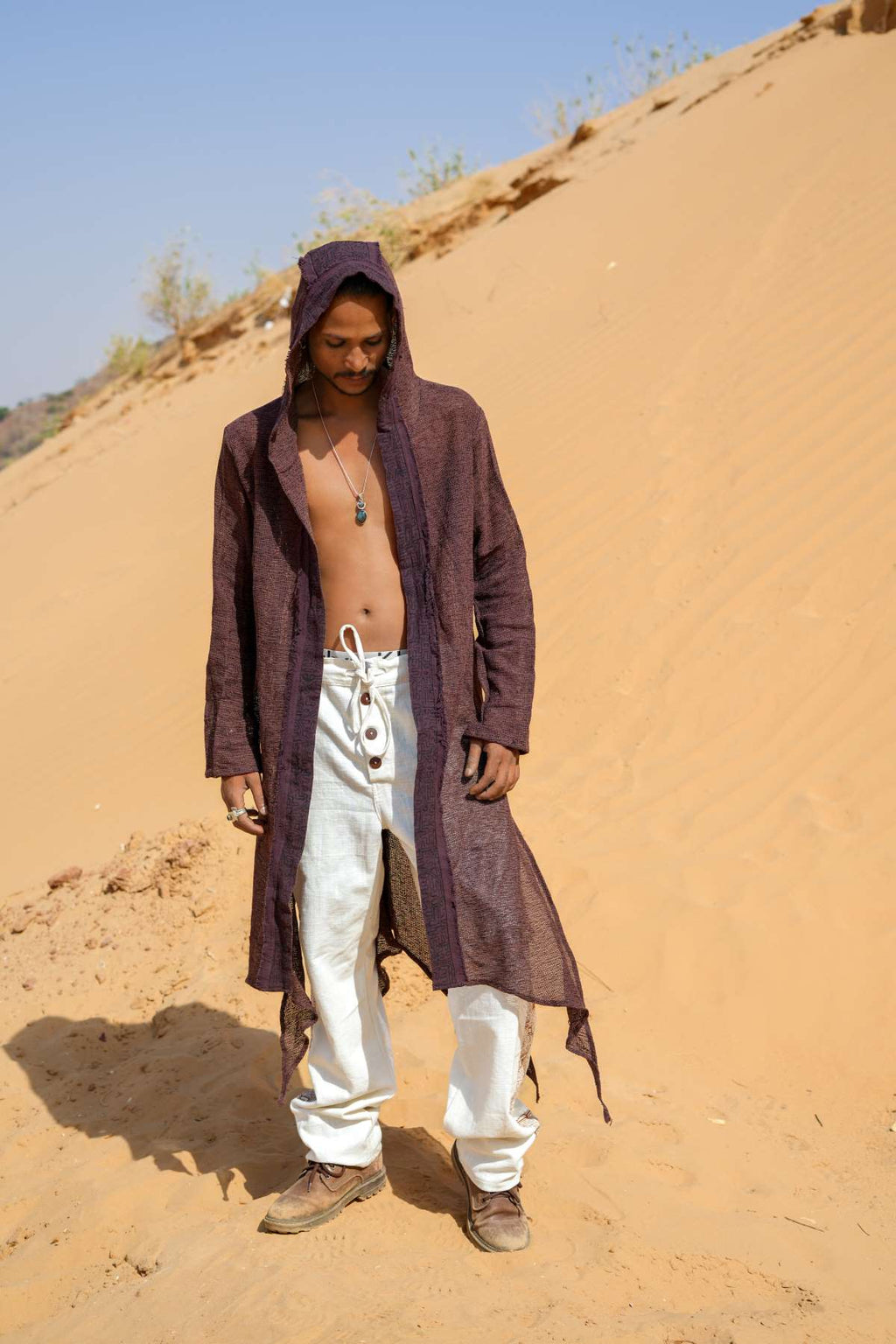 Kauri Long Bugala vest Dark Brown – Muni Tribe