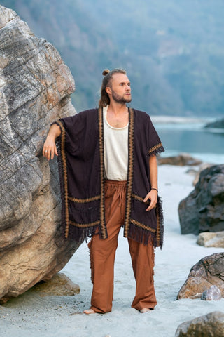 Tanaia Vest Dark Brown