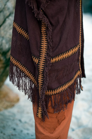 Tanaia Vest Dark Brown