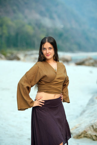 Izel Skirt Dark Brown