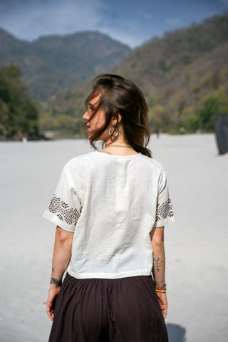 Lotus Blouse Natural