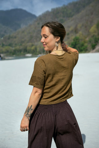 Lotus Blouse Green