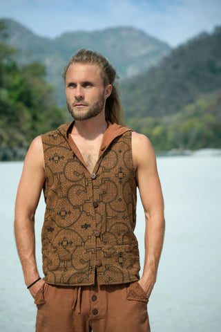 Shipibo Vest Earth