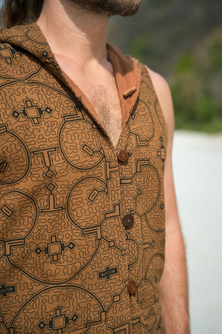 Shipibo Vest Earth