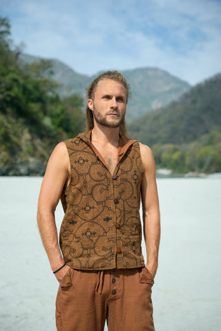 Shipibo Vest Earth