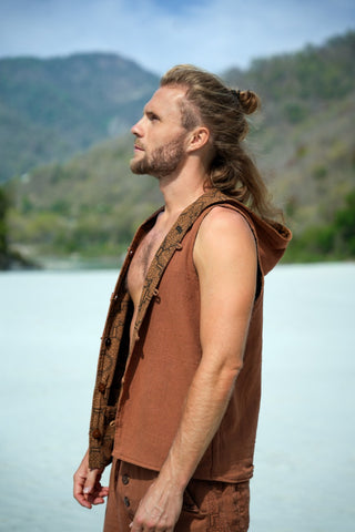 Shipibo Vest Earth