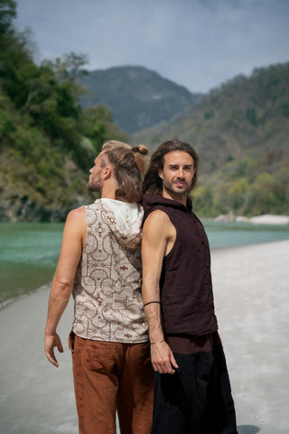 Shipibo Vest Dark Brown