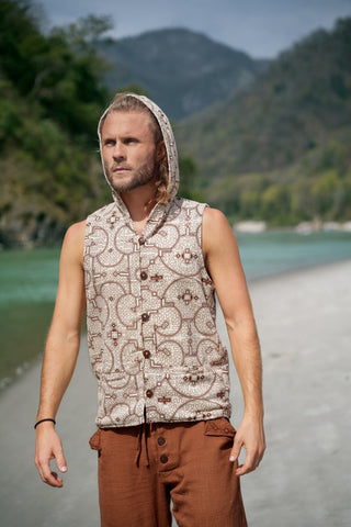 Shipibo Vest Natural