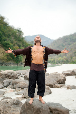 Kyan Kimono Dark Brown