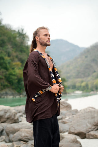 Kyan Kimono Dark Brown