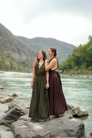 Yasmin Dress Dark Brown
