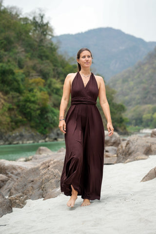 Yasmin Dress Dark Brown