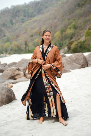 Skyfire Kimono Earth