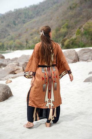 Skyfire Kimono Earth