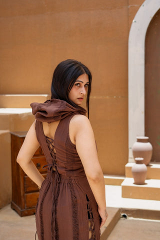 Oracle Dress Dark Brown