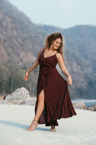 Muse Dress Dark Brown