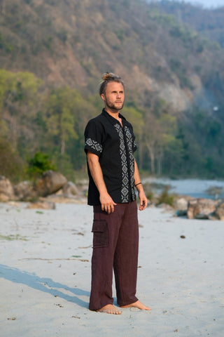 Nagal Pants Dark Brown