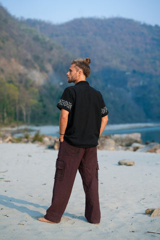 Nagal Pants Dark Brown