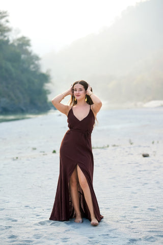 Muse Dress Dark Brown