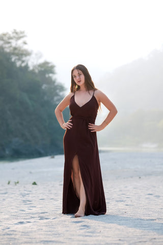 Muse Dress Dark Brown