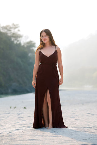Muse Dress Dark Brown