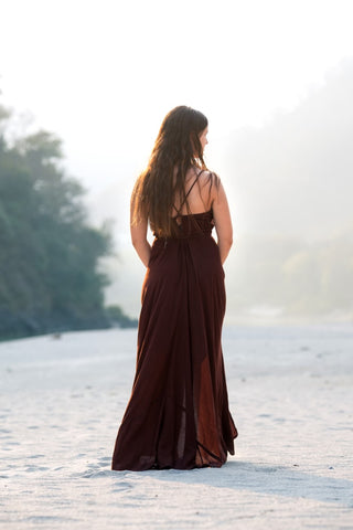 Muse Dress Dark Brown