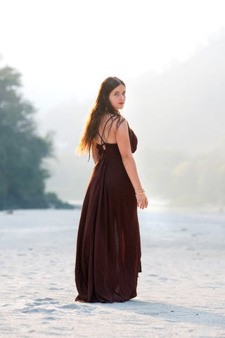Muse Dress Dark Brown