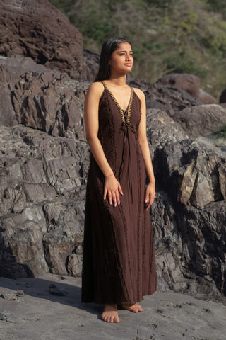 Arwen Dress Dark Brown