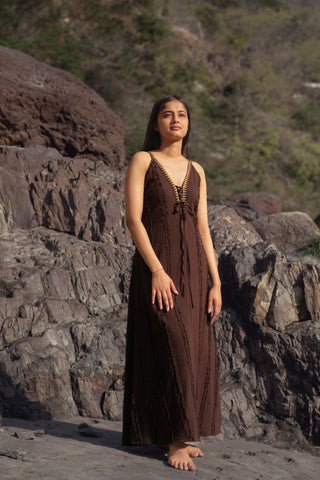Arwen Dress Dark Brown