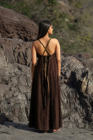 Arwen Dress Dark Brown