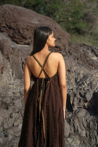 Arwen Dress Dark Brown